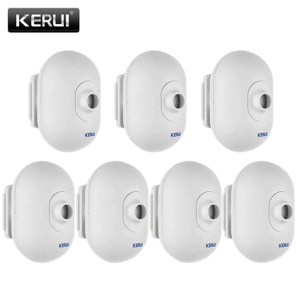 KERUI 7PCS P861 Motion Detector Home Security Outdoor Waterproof PIR Motion Sensor Vehicle Garage Burglar Alarm System For W181